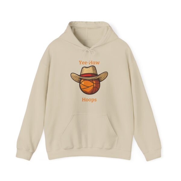 Unisexs Hoodie Yeeh-Ha Basketbal Hoodie - Afbeelding 3