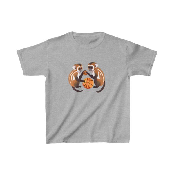 Kids Basketbal T-shirt Maki Aapjes Unisex T-Shirt - Afbeelding 3