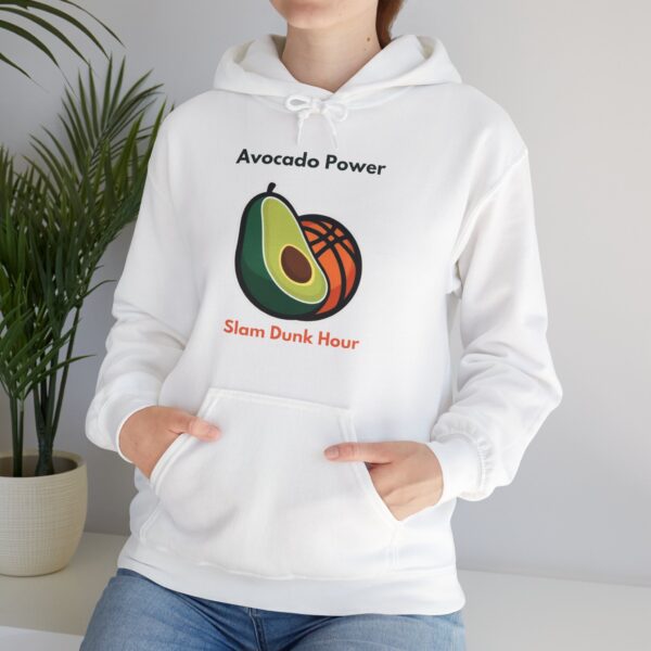 Unisexs Hoodie Avacado Basketbal Hoodie - Afbeelding 2