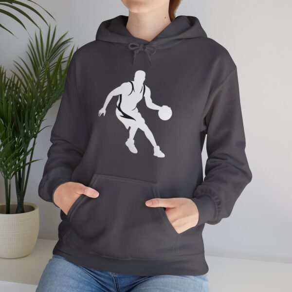 Unisexs Hoodie The Dribbel Pattern Basketbal Hoodie - Afbeelding 3