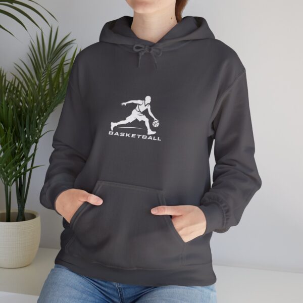 Unisexs Hoodie The Basketbal Dribbel Pattern Basketbal Hoodie - Afbeelding 4