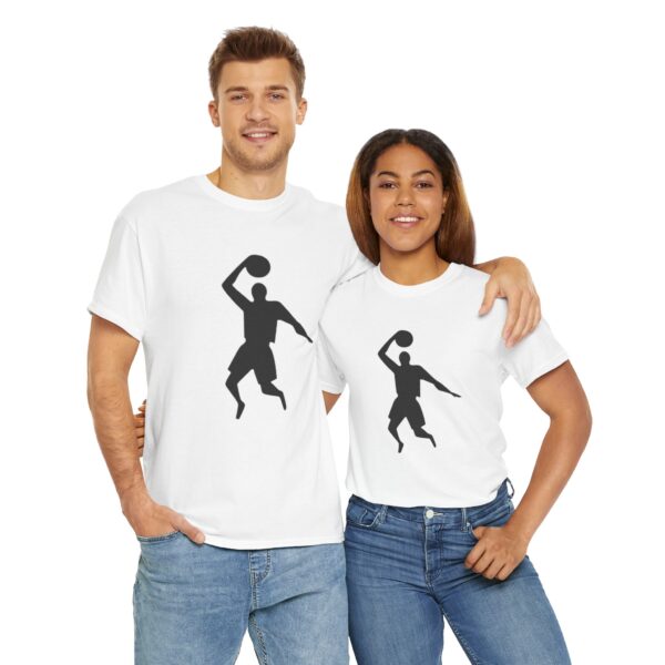 Dunk Patroon Basketbal Unisex Basketbal T-Shirt - Afbeelding 2