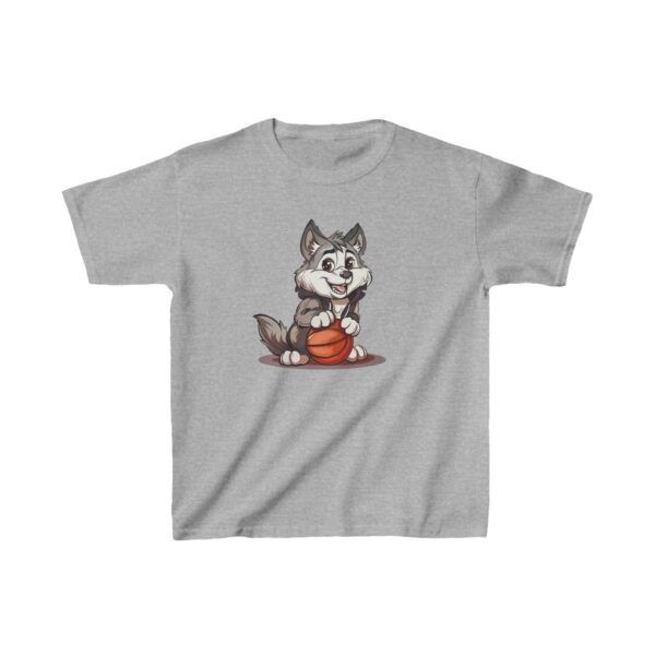 Baskebal Wolf Kids Basketbal T-Shirt - Afbeelding 2