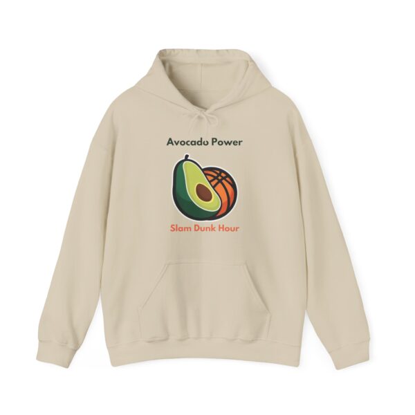 Unisexs Hoodie Avacado Basketbal Hoodie - Afbeelding 3