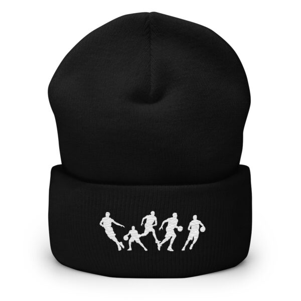 Basketbal Beanie met Dribbel Silhoutte - Afbeelding 2