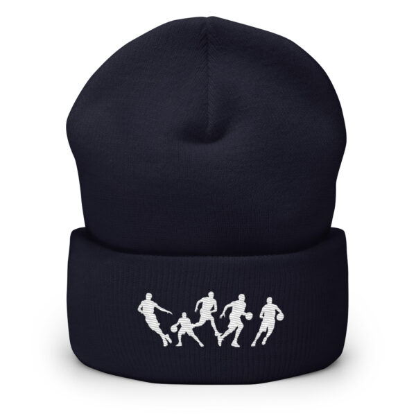 Basketbal Beanie met Dribbel Silhoutte - Afbeelding 3