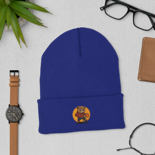 Basketbal Beanie met Basketbalbeer