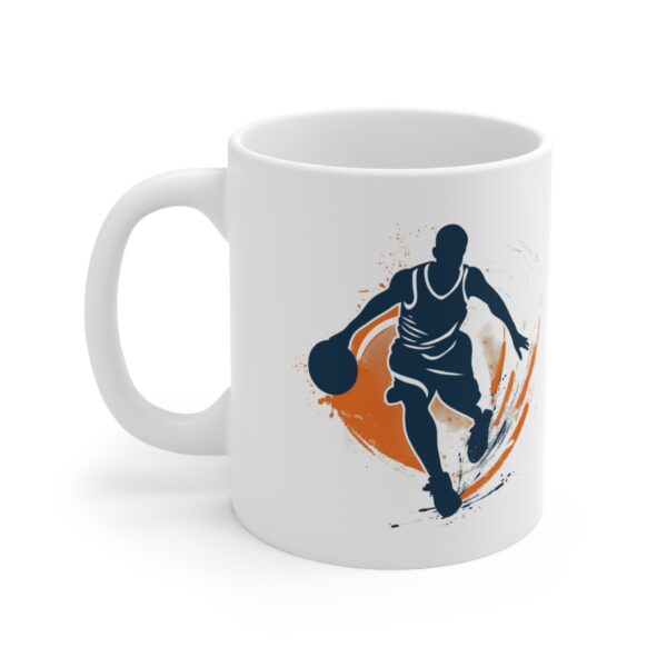 Basketbal Mok met Dribbel Logo